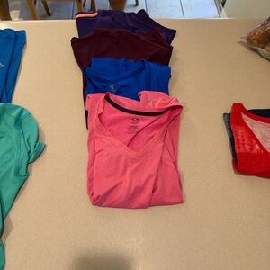 Purple V-Neck Women's Top